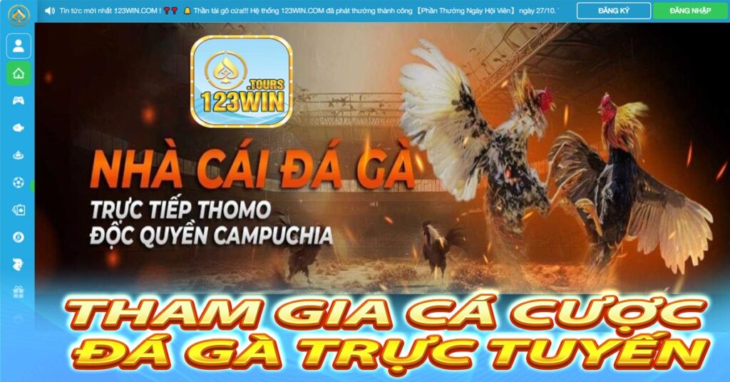 Tham gia cá cược đá gà trực tuyến
